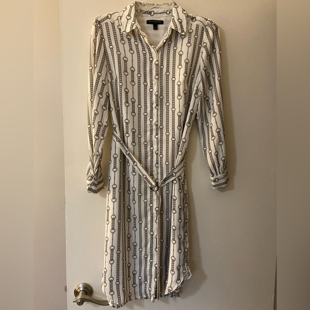 Banana Republic chain print dress, size 4